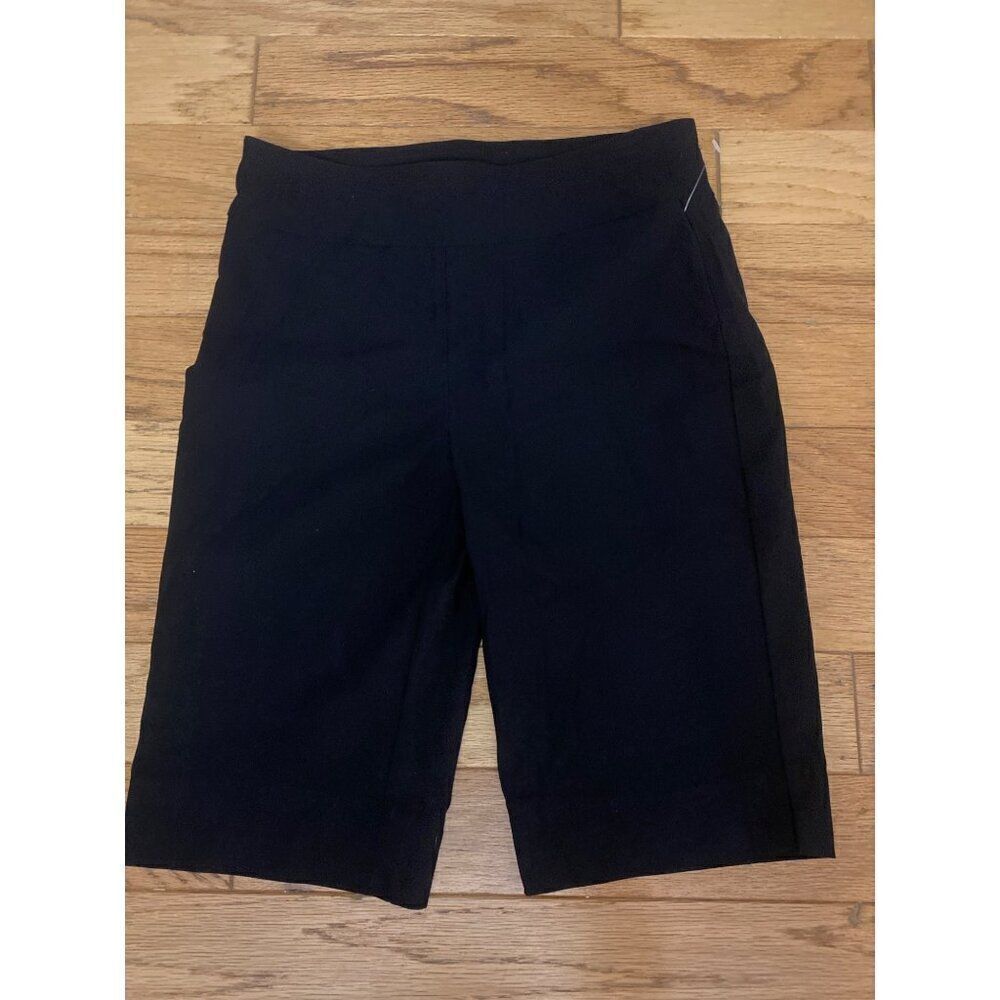 NWOT Truth By Republic women's Black pull on mid rise dress Shorts size XS